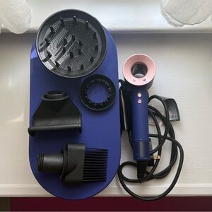 Dyson supersonic Hair Dryer in Blue purple and Pink